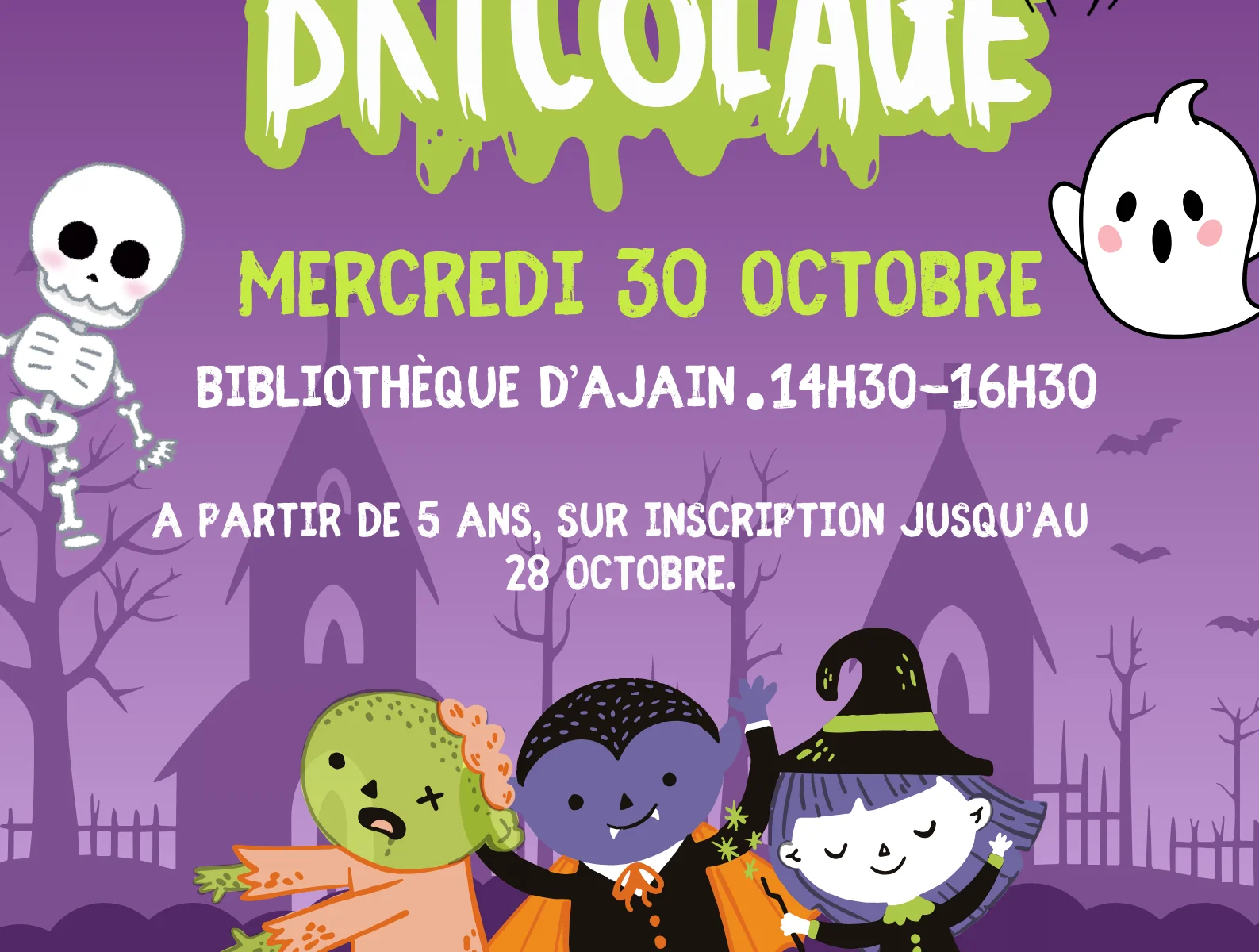 Atelier bricolage Halloween