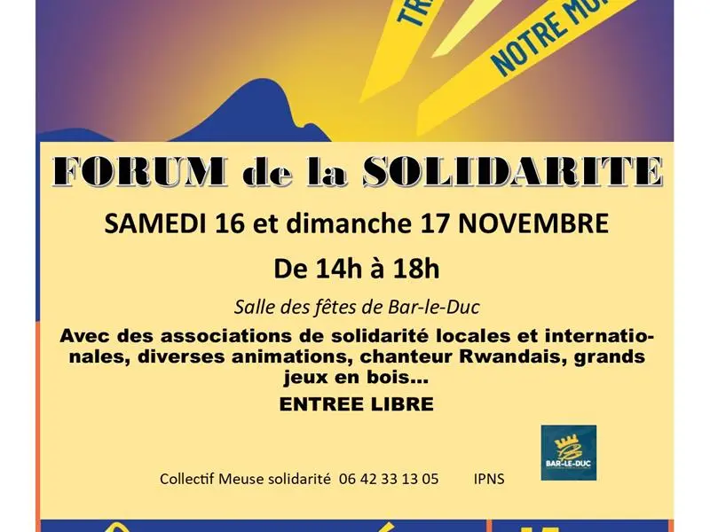 FORUM DES SOLIDARITÉS