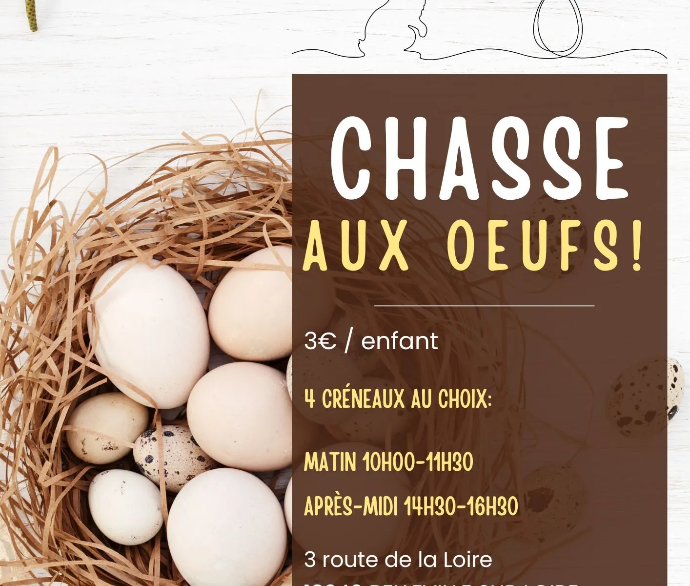 Chasse aux oeufs de Pâques / Chasse aux yeux d'Halloween!