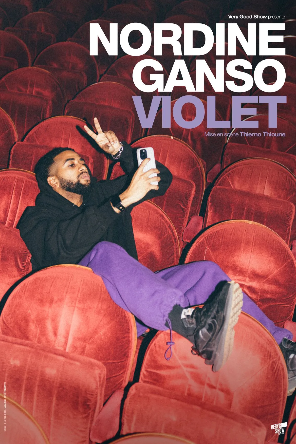 SPECTACLE: NORDINE GANSO DANS VIOLET- HUMORISTE