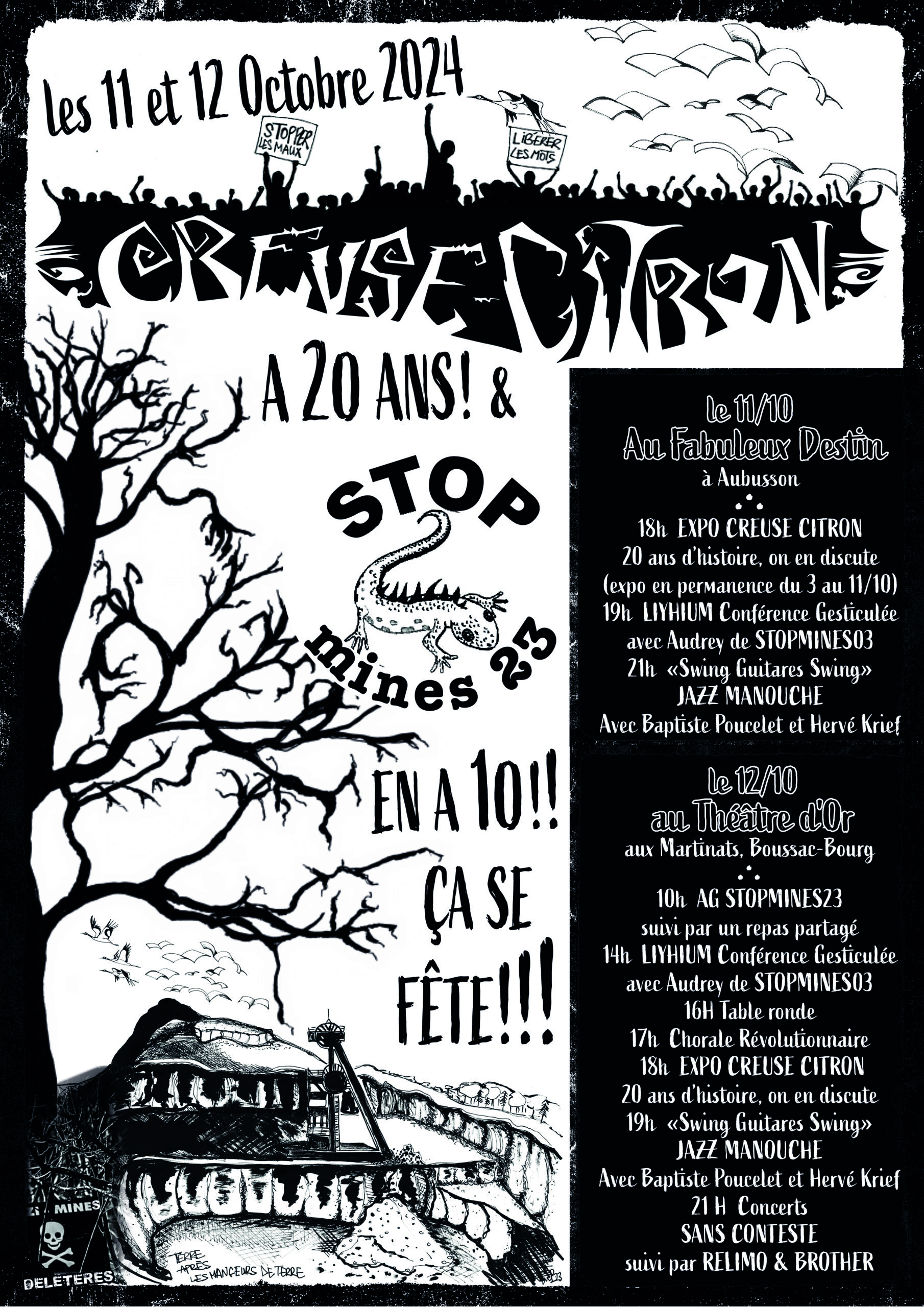 20 ans de Creuse-citron et 10 ans de Stop mines 23