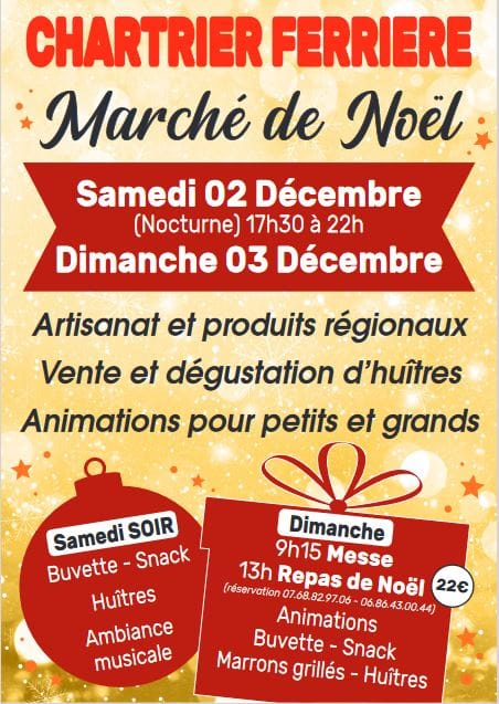 Marché de Noël à Chartrier Ferrière