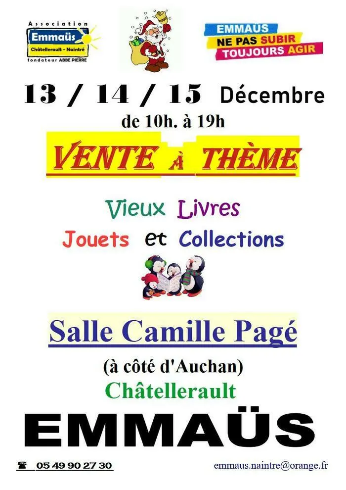 vente de solidarité de Noël