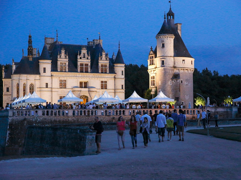 Dégustation sous les étoiles Château de Chenonceau