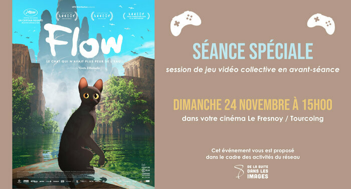 Flow le chat qui n'avait plus peur de l'eau Cinéma du Fresnoy Tourcoing