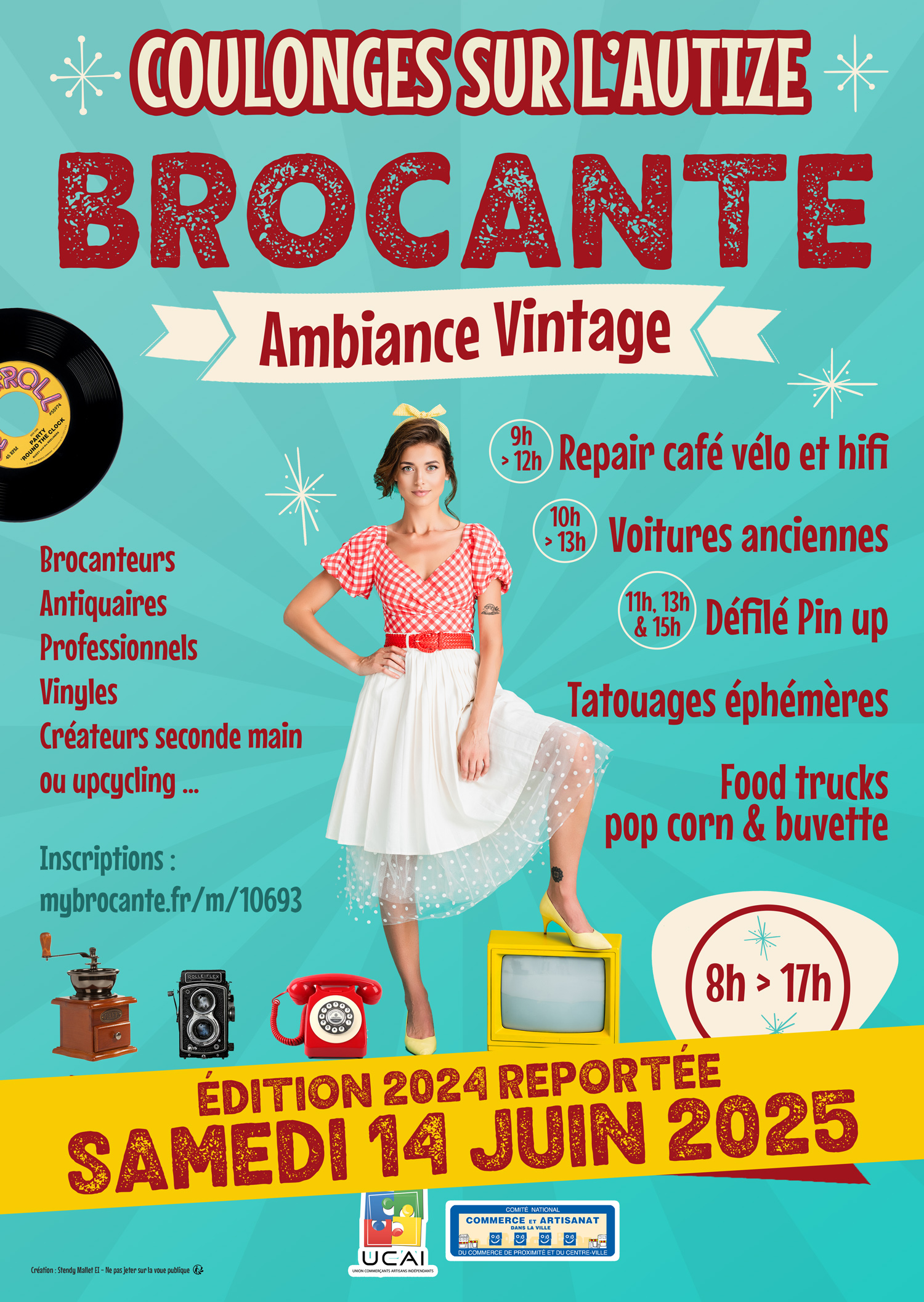 Brocante ambiance vintage