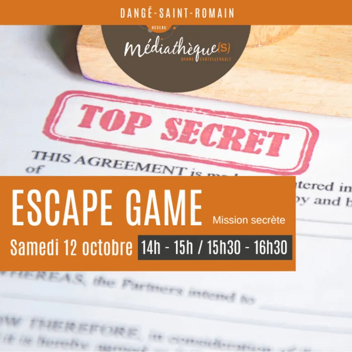 Escape game mission secrète