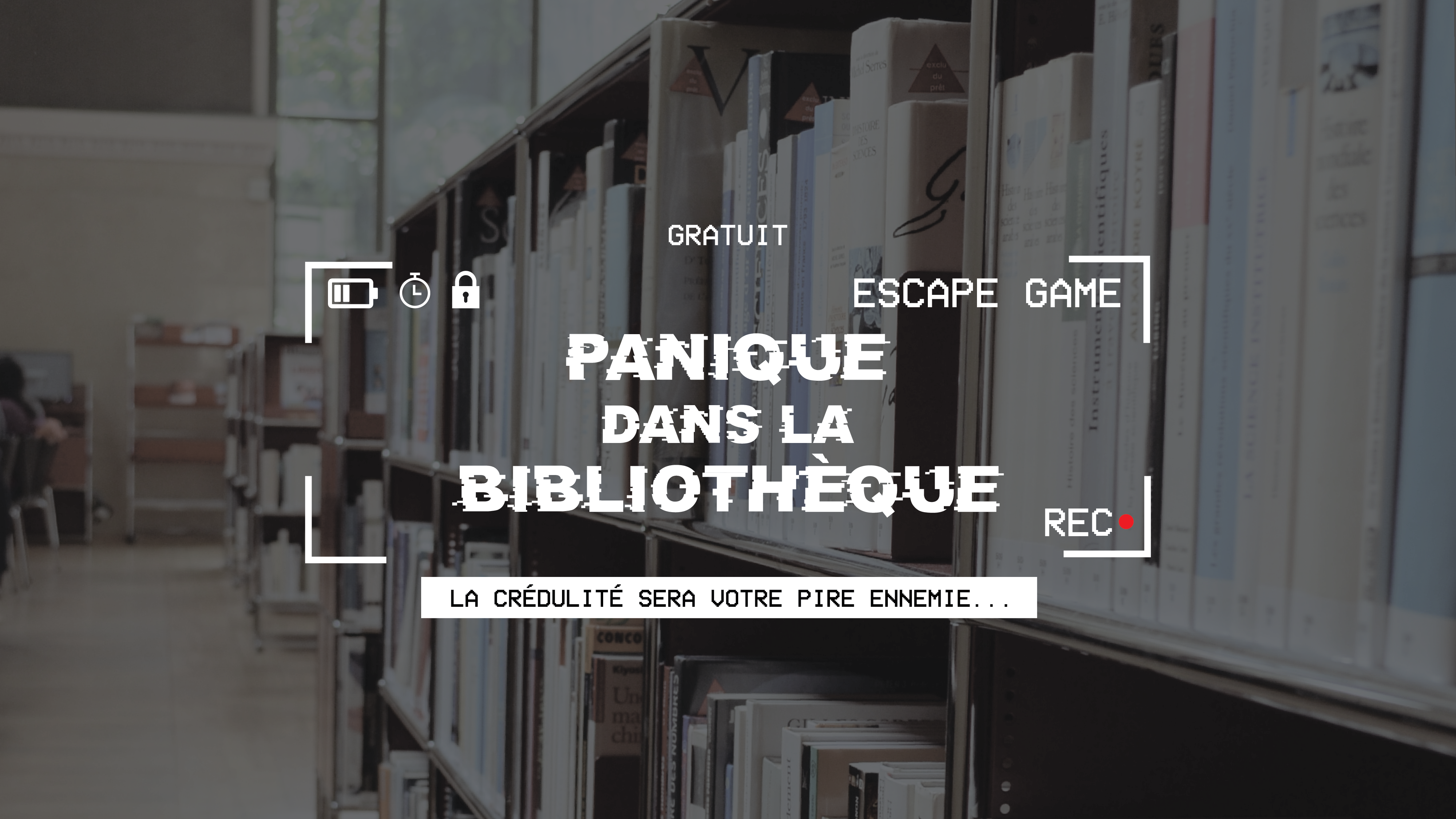 Escape Game | Panique dans la bibliothèque