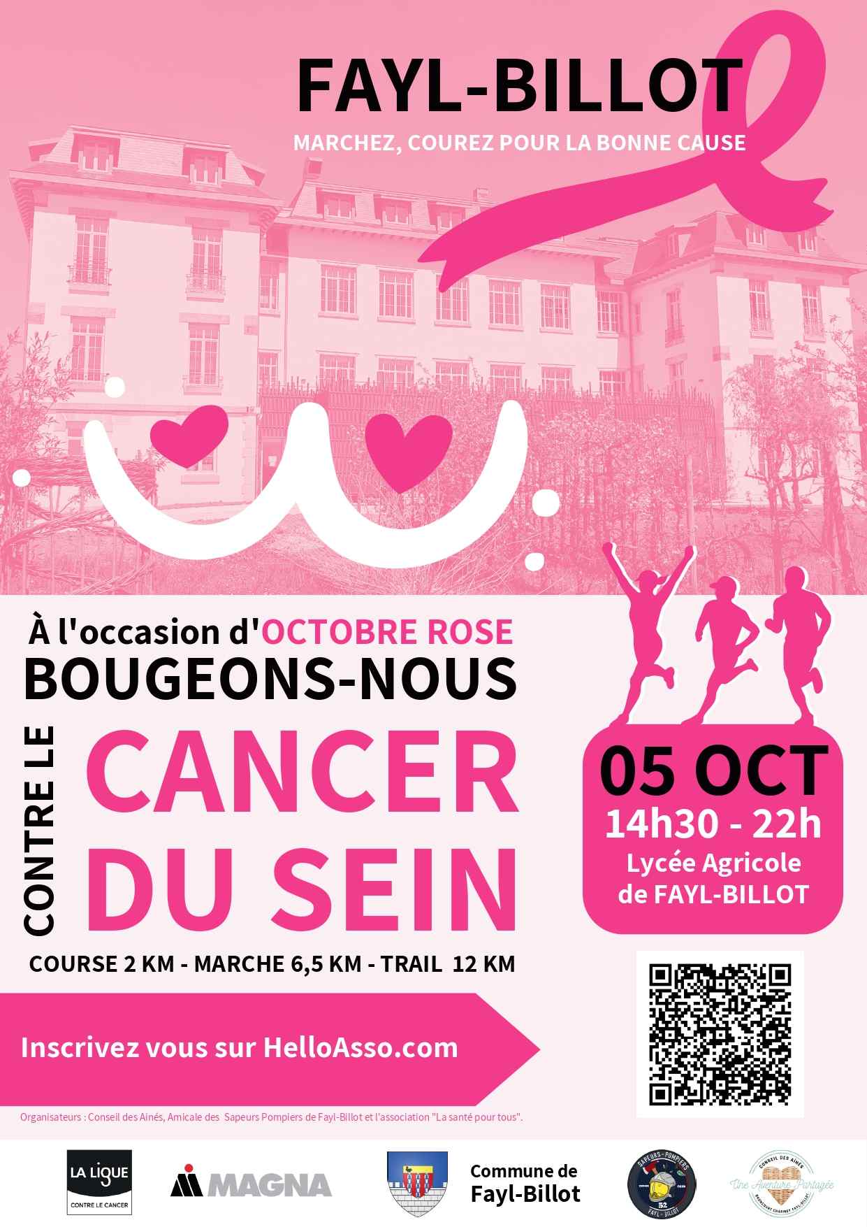 OCTOBRE ROSE A FAYL-BILLOT- MARCHE