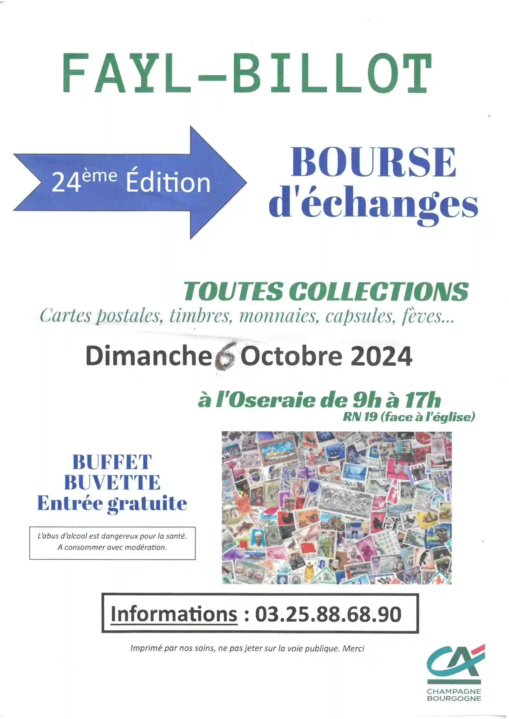 BOURSE D'ECHANGES TOUTES COLLECTIONS A FAYL-BILLOT