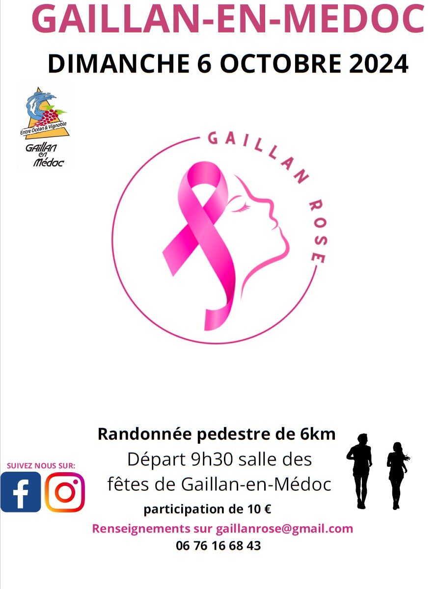 Octobre Rose 2024 Gaillan Rose