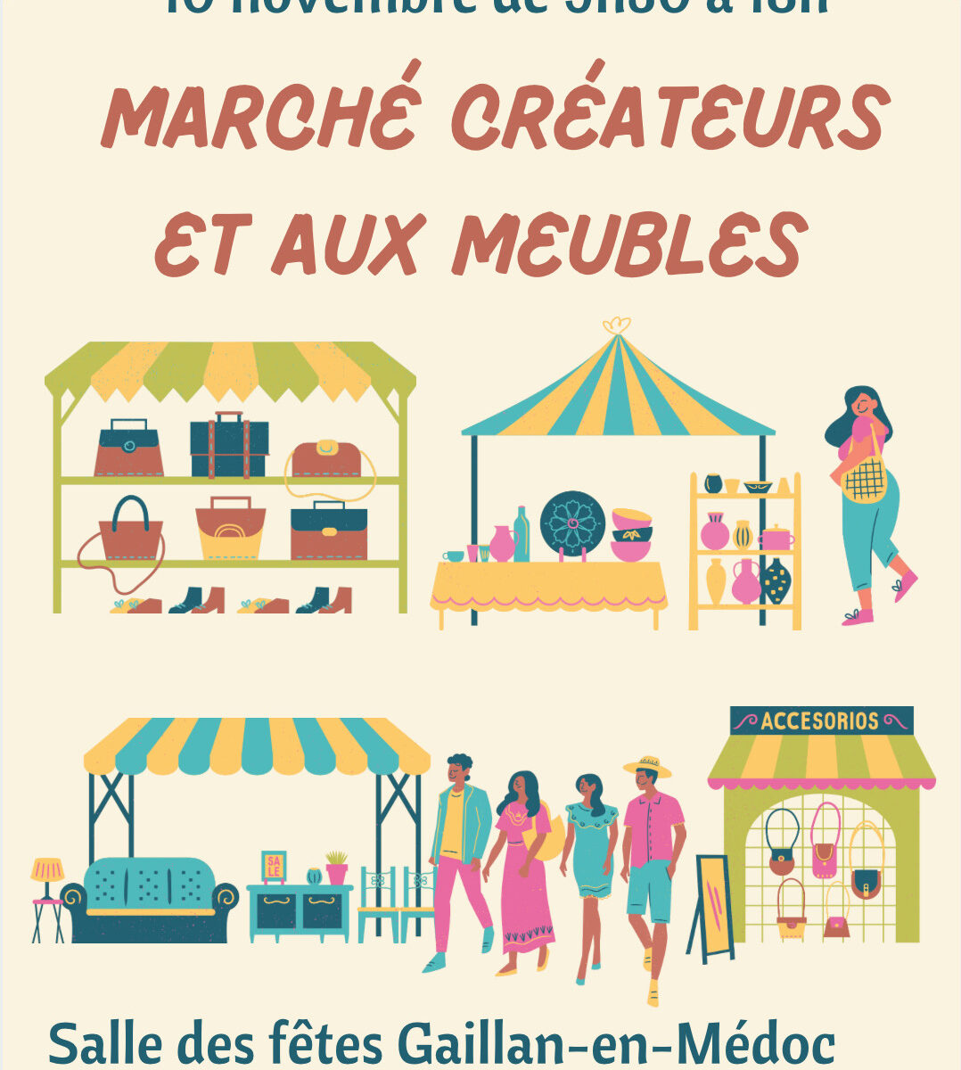 Marché des créateurs et des meubles à Gaillan