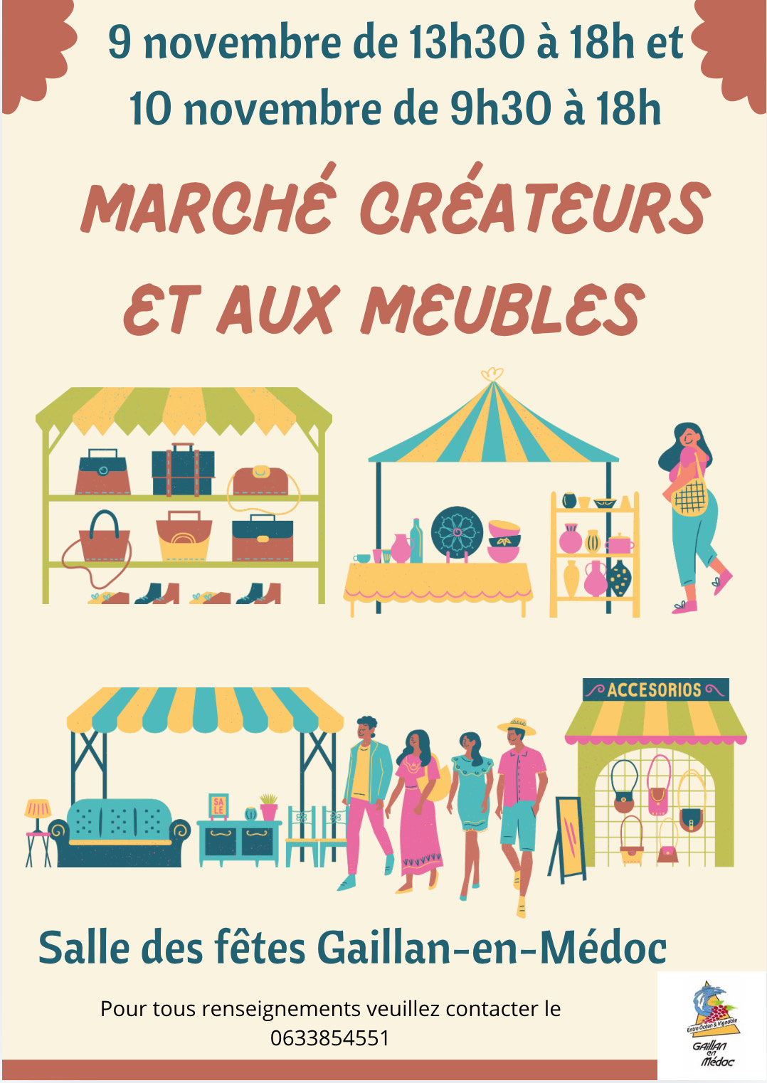 Marché des créateurs et des meubles à Gaillan