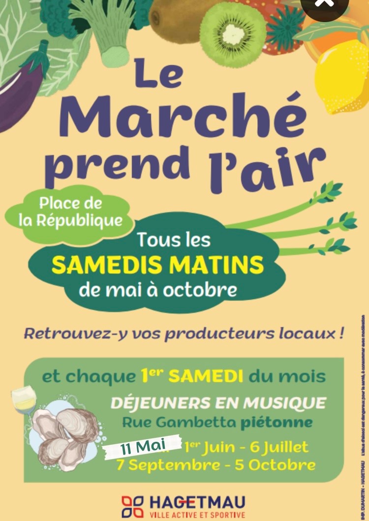 Le Marché Prend l'air déjeuner en musique