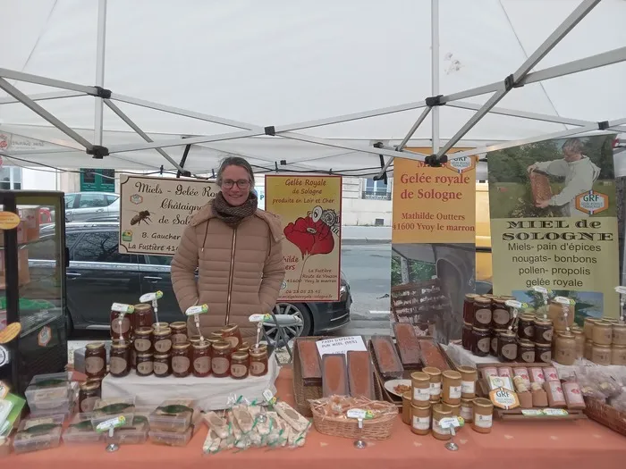 Marché fermier au festival Les Rendez-vous de l'histoire à Blois Hall aux grains Blois