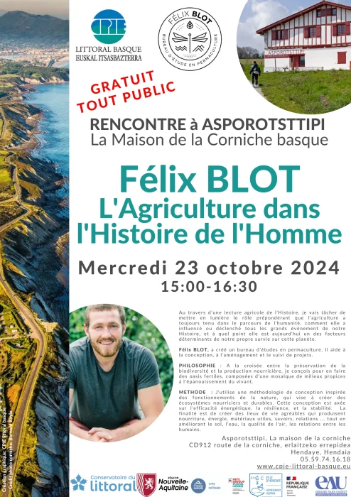 Rencontre avec Félix BLOT L'Agriculture dans l'Histoire de l'Homme