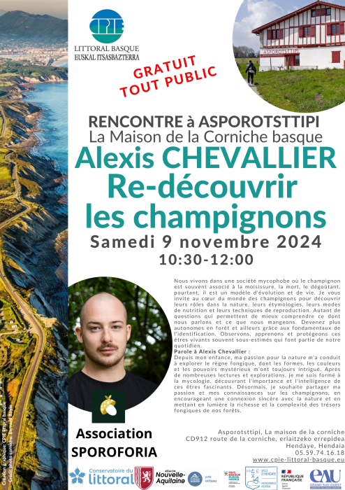 Rencontre avec Alexis Chevallier re-découvrir les champignons