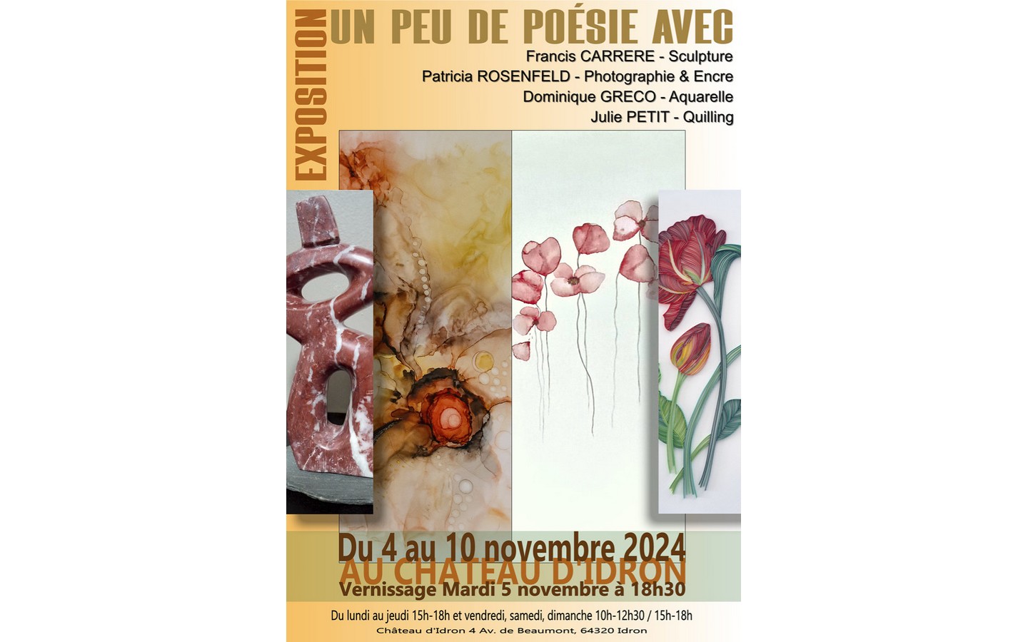 Exposition Artistique "Un peu de poésie avec ..."