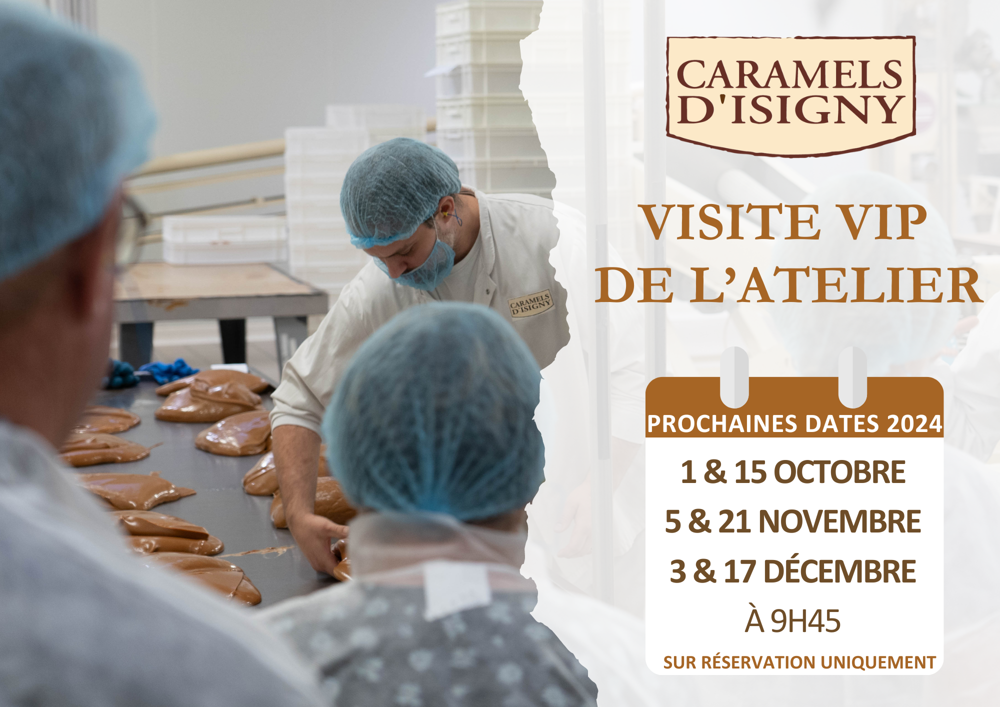 Visite VIP de l'atelier des Caramels d'Isigny