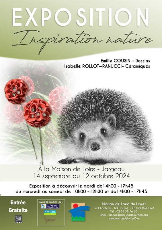 Exposition à la Maison de Loire Inspiration nature