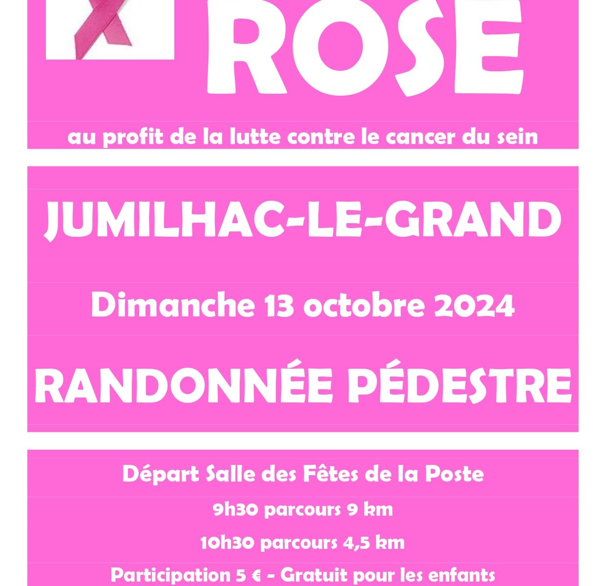 Marche pour Octobre Rose