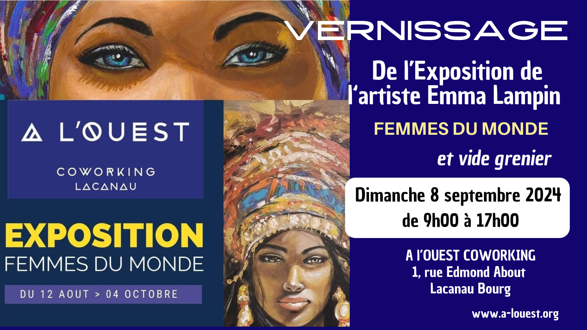 Exposition de l'artiste peintre Emma Lampin