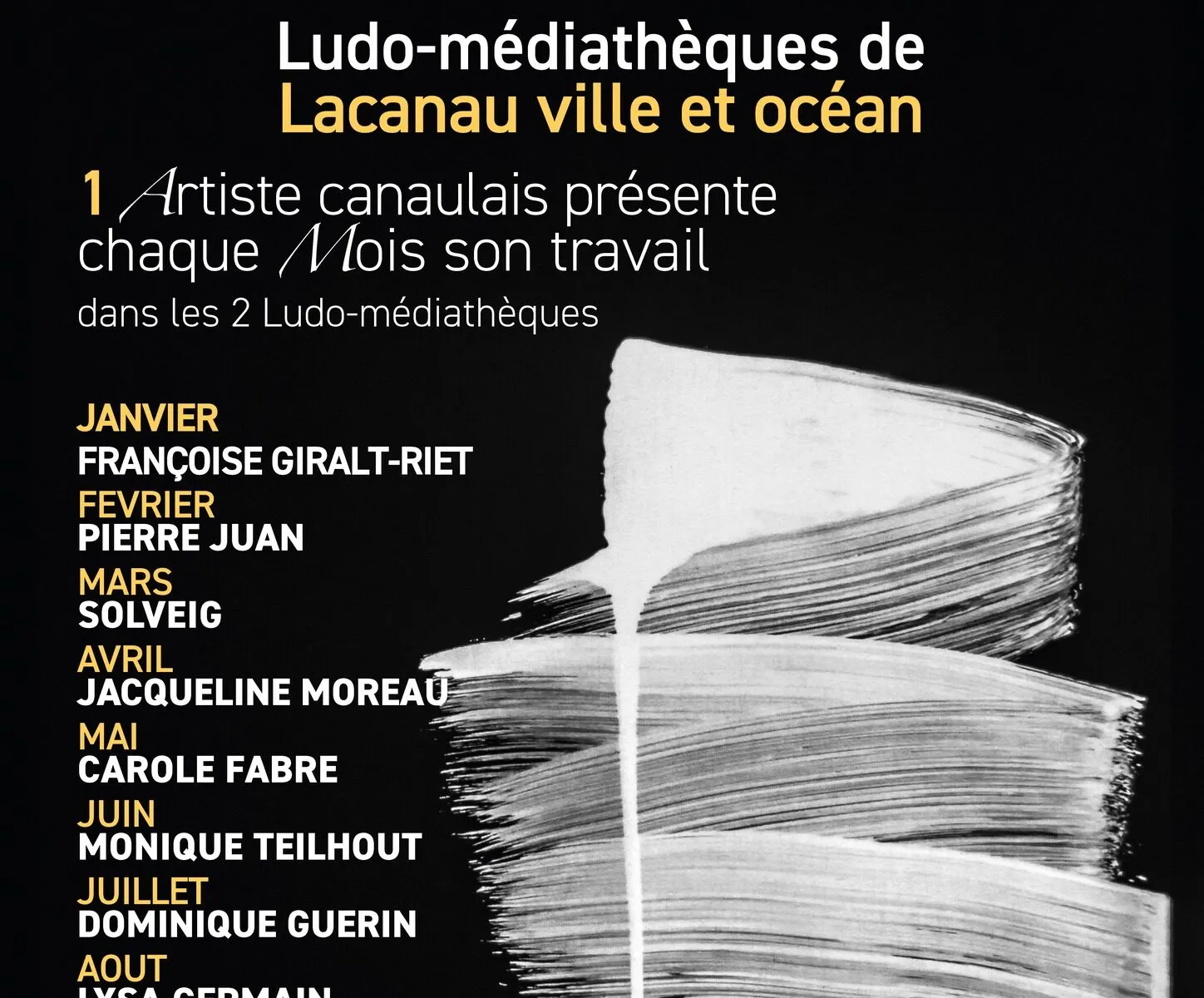 1 mois 1 artiste Flore Bruic-Depes ludo-médiathèque de l'océan et de la ville