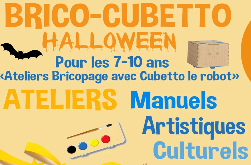 Bricopage spécial Halloween ! Avec le robot Cubetto