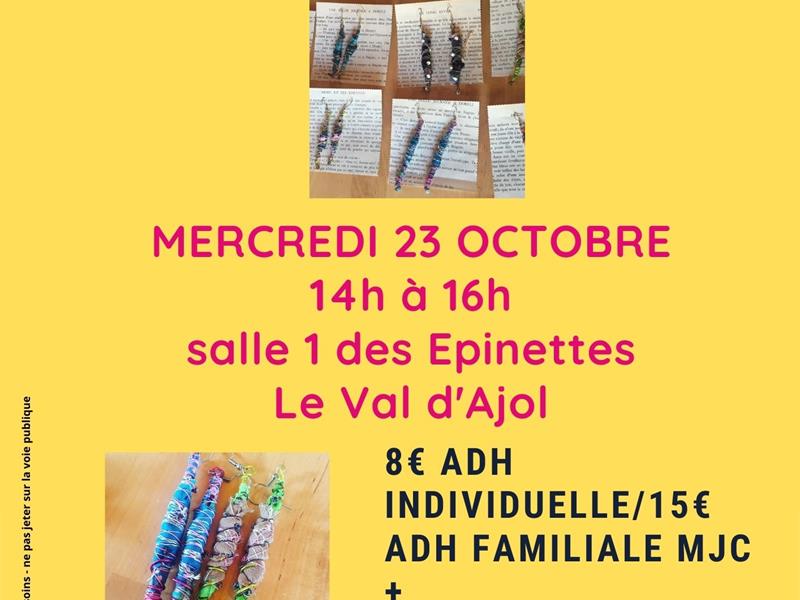 ATELIER BOUCLES D'OREILLES