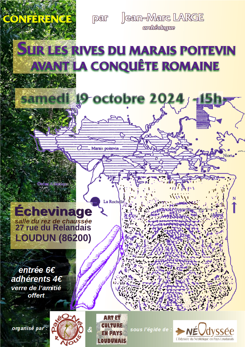 Conférence "Sur les rives du Marais Poitevin avant la conquête romaine une histoire avant l'Histoire"