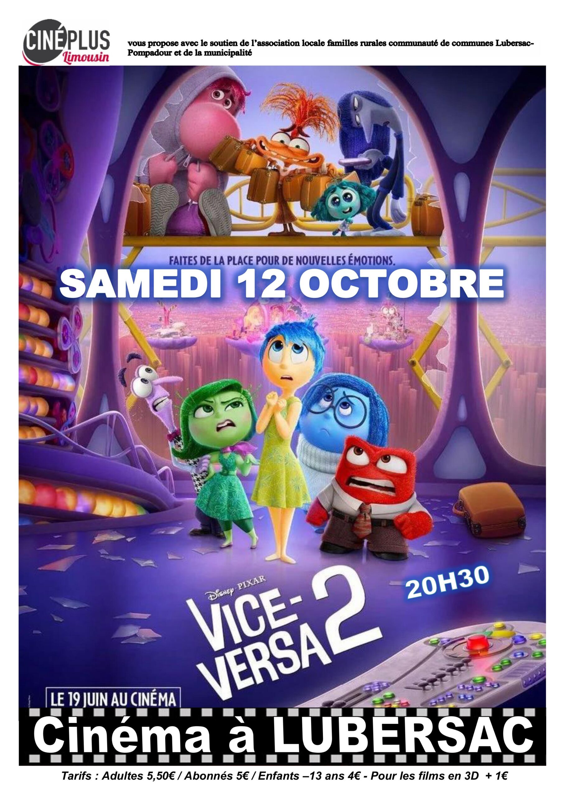 Cinéma à Lubersac Vice Versa 2