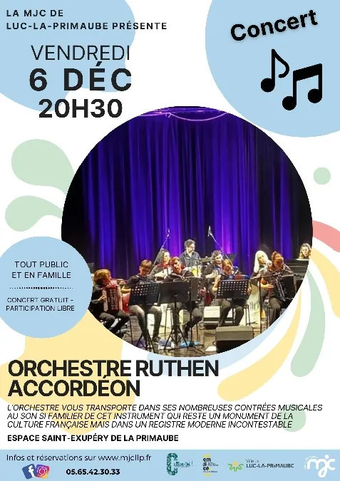 CONCERT Orchestre Ruthen' Accordéon