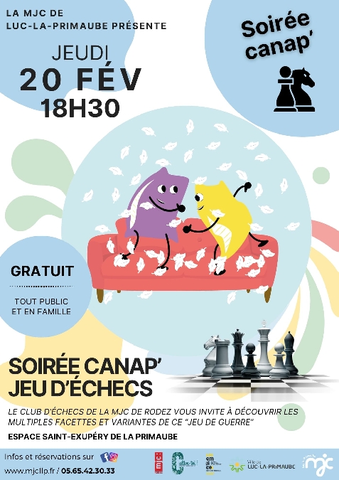 SOIRÉE CANAP' Jeu d'échecs