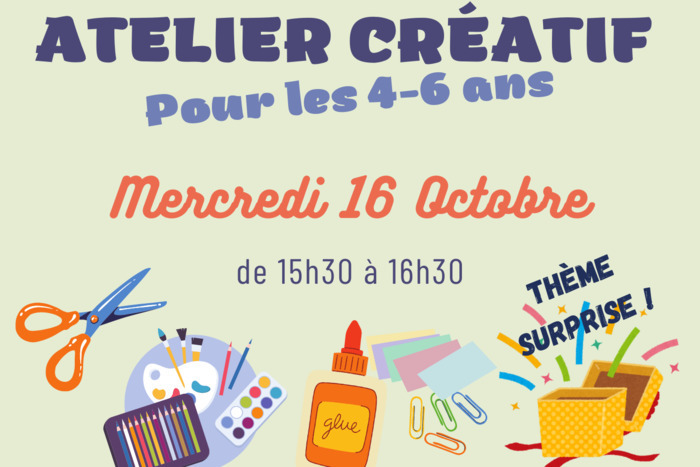 Atelier créatif Thème surprise !