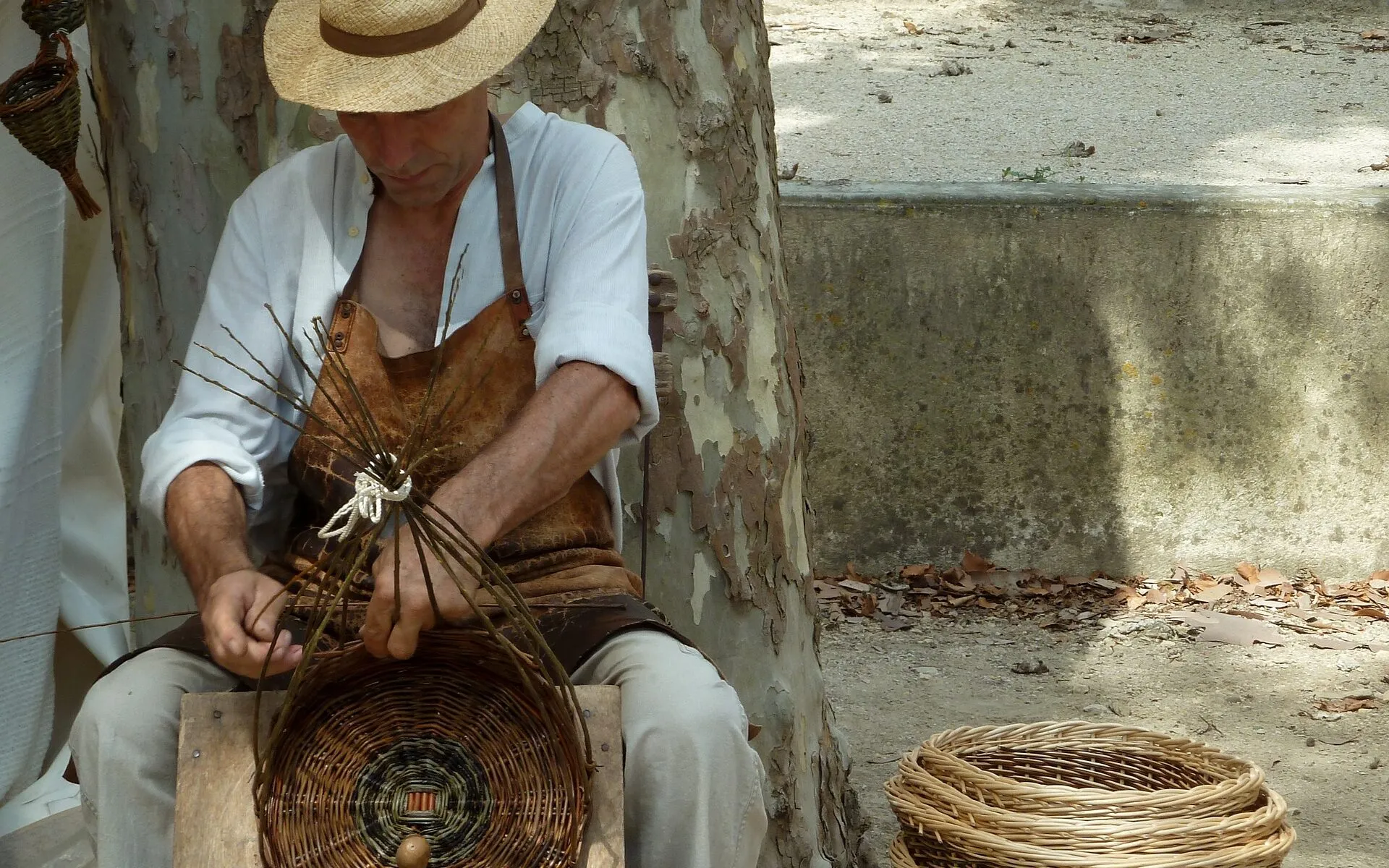 Atelier vannerie d'osier