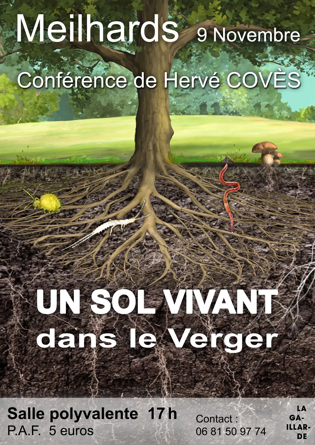 Conférence "Le sol vivant au verger"