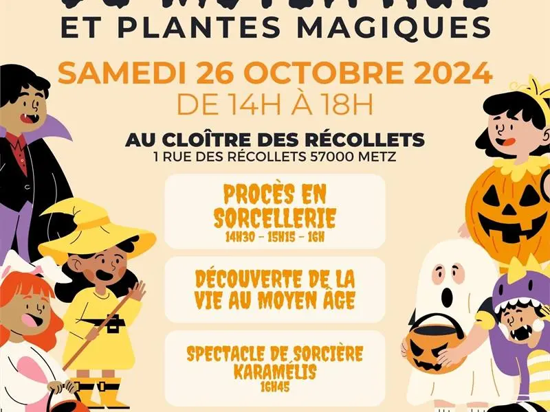 SPECTACLE SORCIÈRES DU MOYEN ÂGE ET PLANTES MAGIQUES