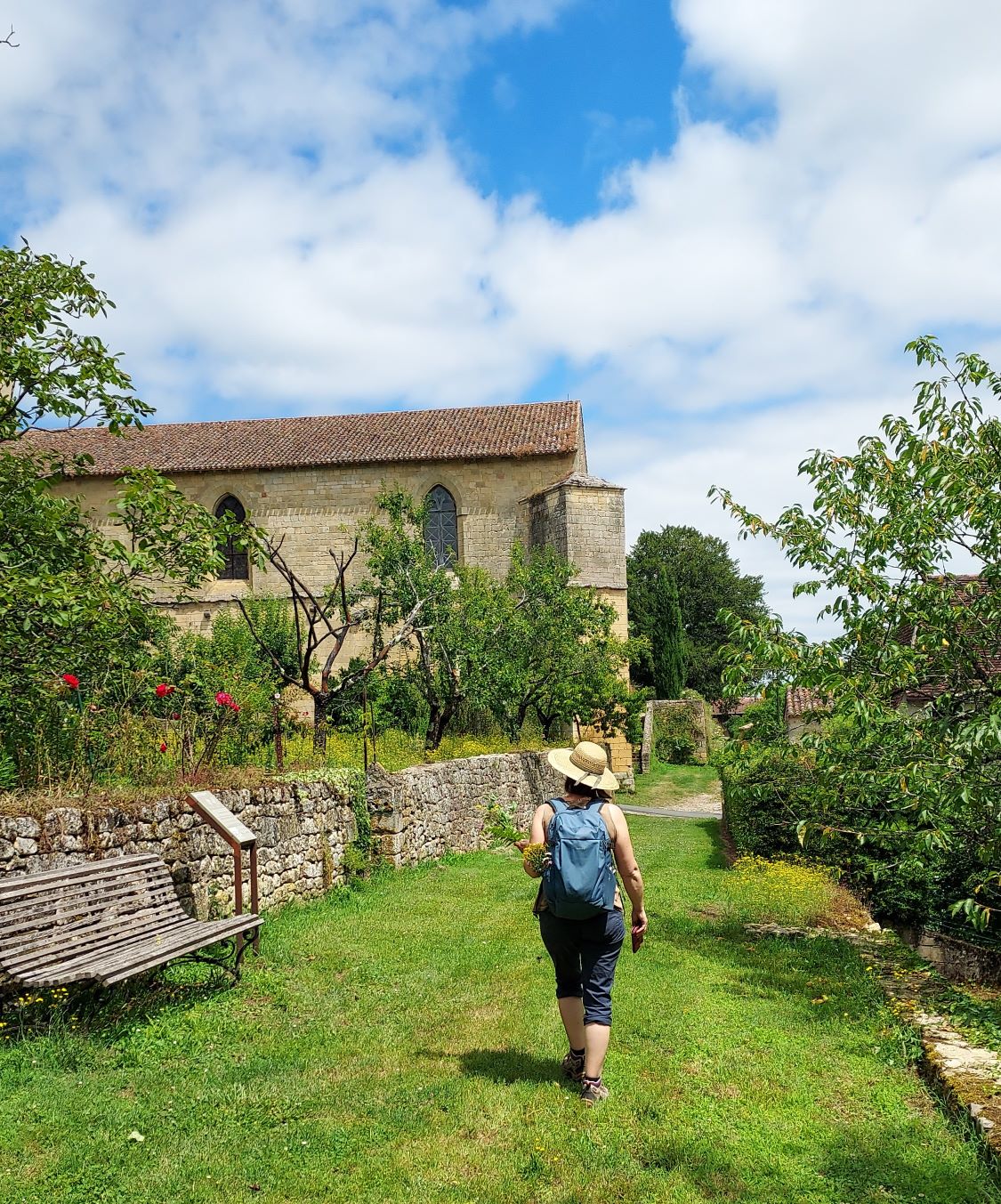 Goûter d'arrivée de la randonnée pédestre Fête des Bastides et du Vin