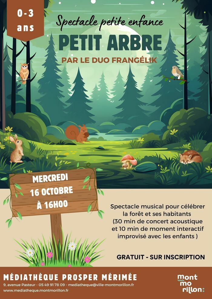 Spectacle petite enfance "Petit arbre"