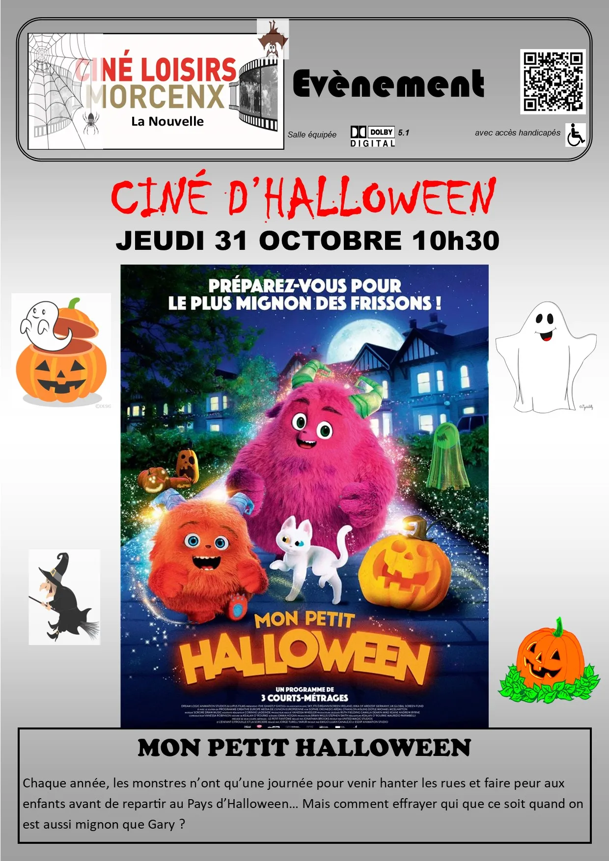 Ciné d'Halloween MON PETIT HALLOWEEN