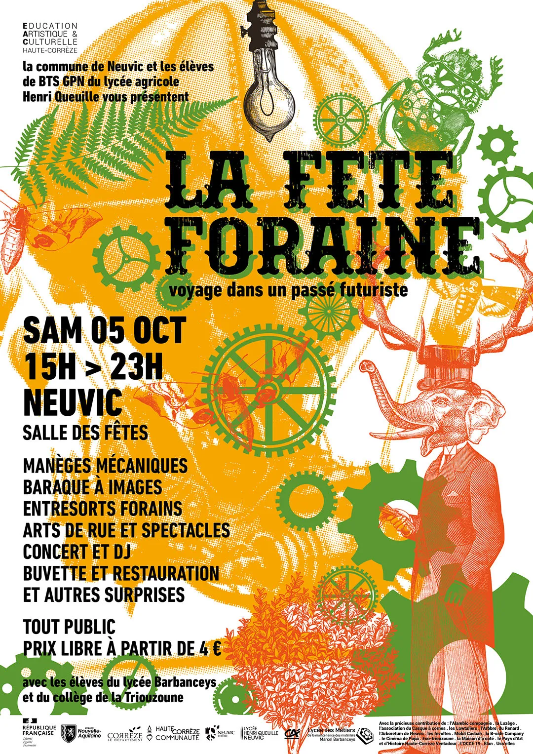 Fête foraine du 19ème siècle