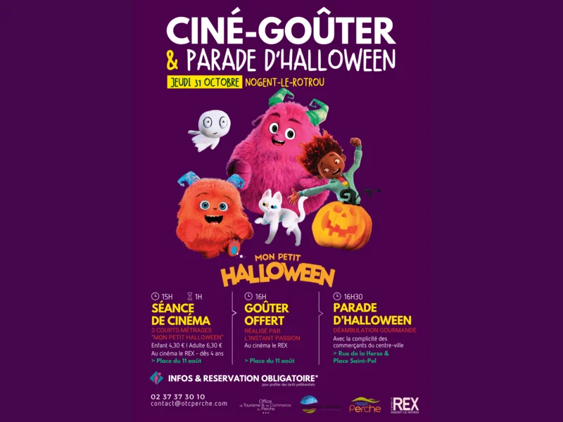 Ciné-goûter & parade d'Halloween 2024