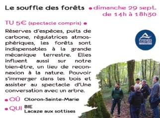 Le souffle des forêts Sortie CPIE