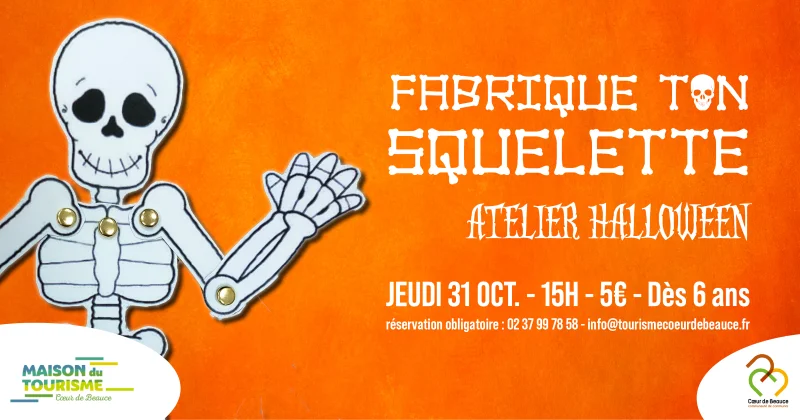 Atelier Halloween "Fabrique ton squelette"