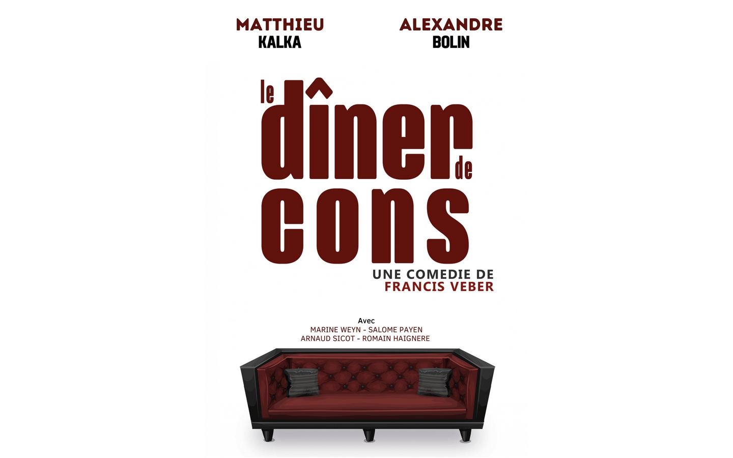 Spectacle: Le diner de cons