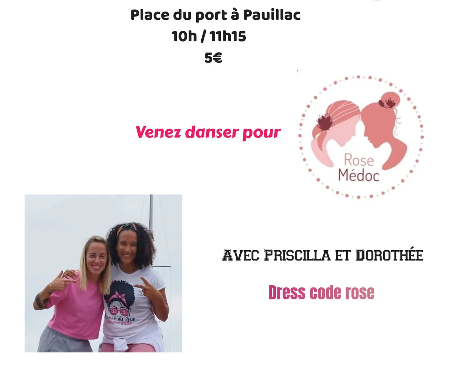 Octobre Rose 2024 Zumba Rose