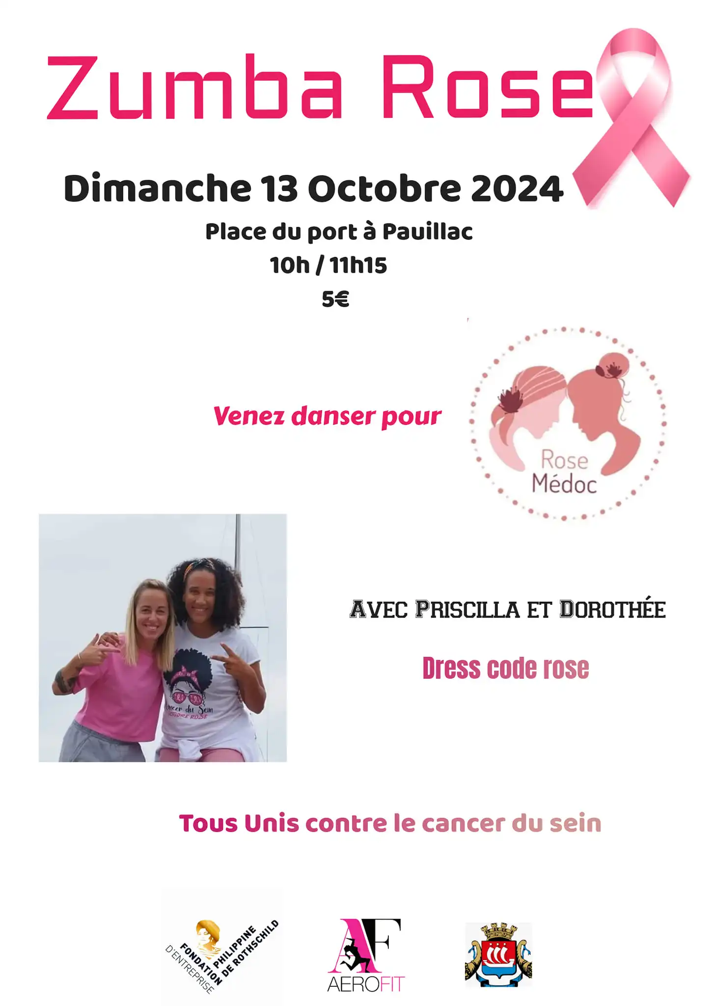 Octobre Rose 2024 Zumba Rose