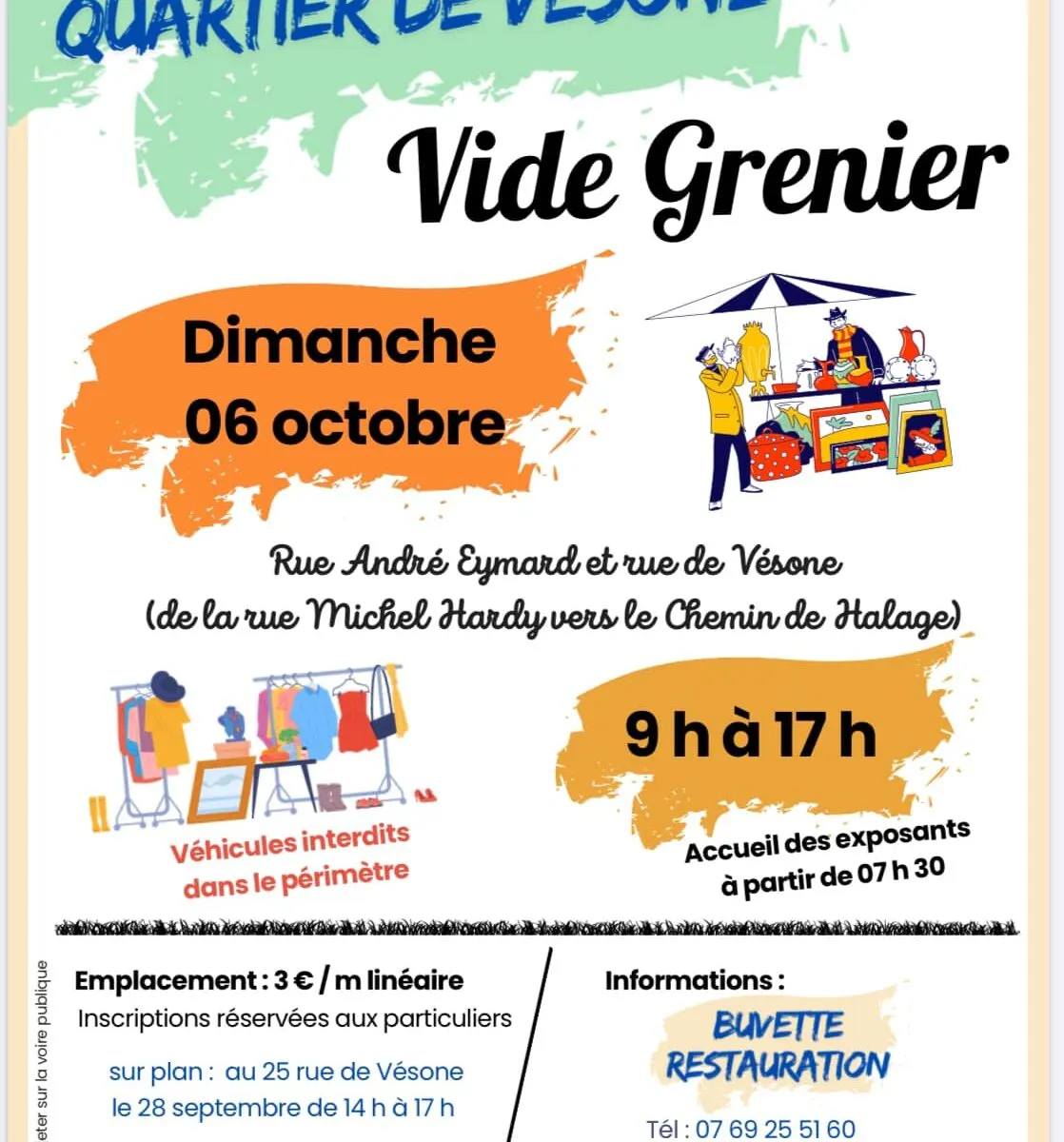 Vide Grenier Quartier de Vésone