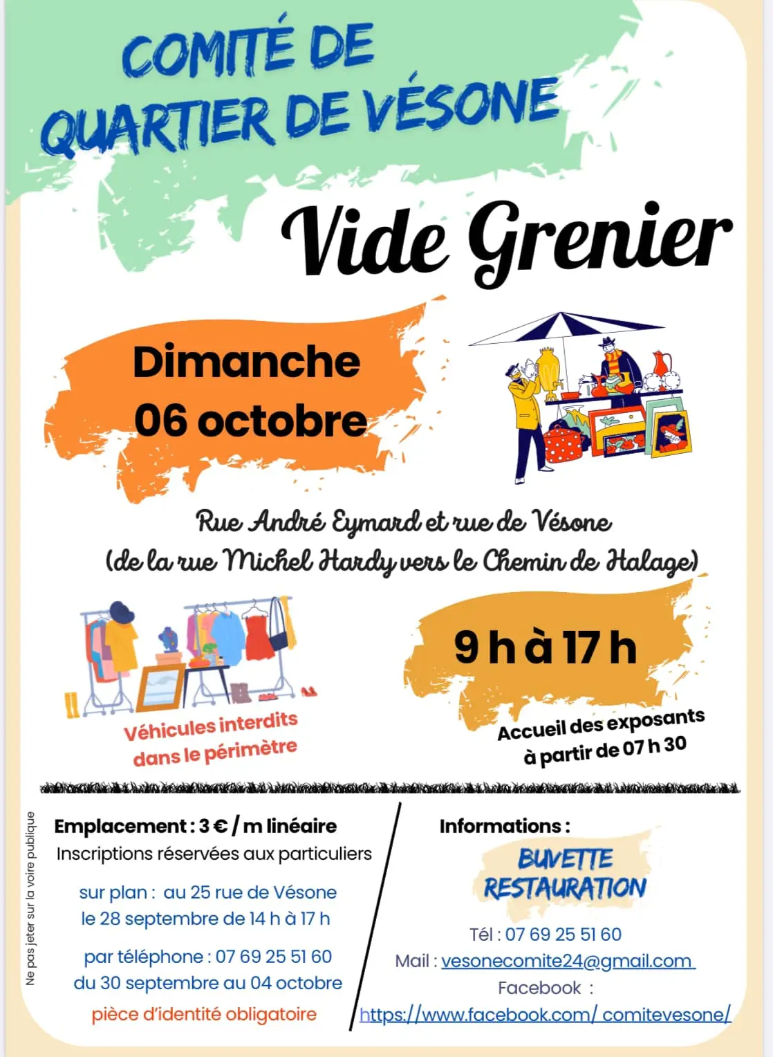 Vide Grenier Quartier de Vésone