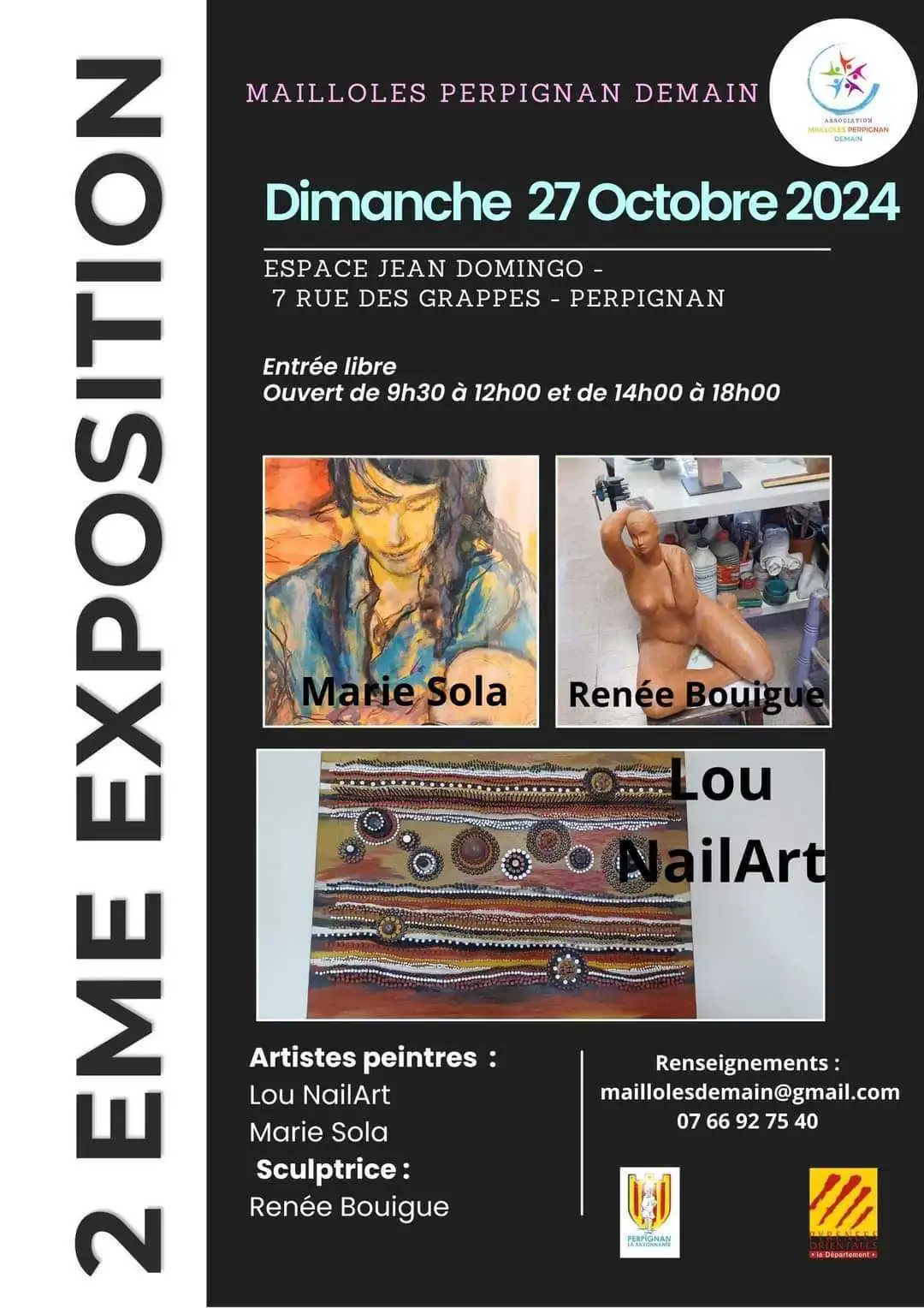 2EME EXPOSITION MAILLOLES PERPIGNAN DEMAIN